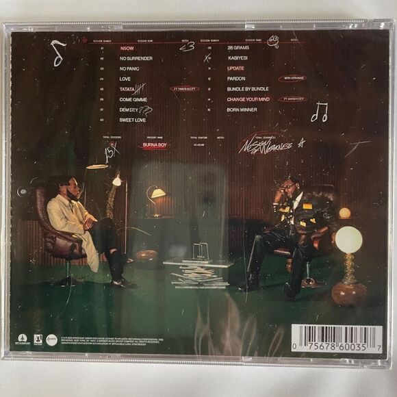Burna Boy No Sign Of Weakness NEW Compact Disc, CD, Atlantic, 2025 - Picture 2 of 2